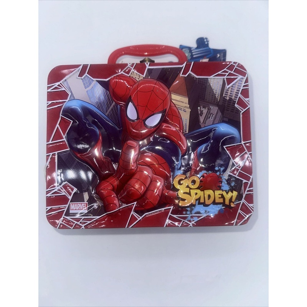 Marvel Ultimate Spider-Man 48 Pieces Puzzle In Tin Lunch Box New (see Photos)NEW